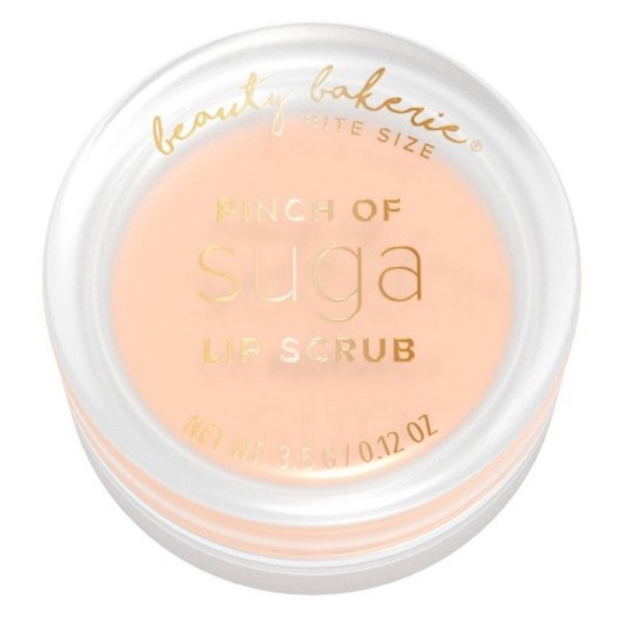 2/$10 Beauty Bakerie Bite Size Pinch of Suga Lip Scrub - 0.12oz (Peach) - Picture 4 of 6